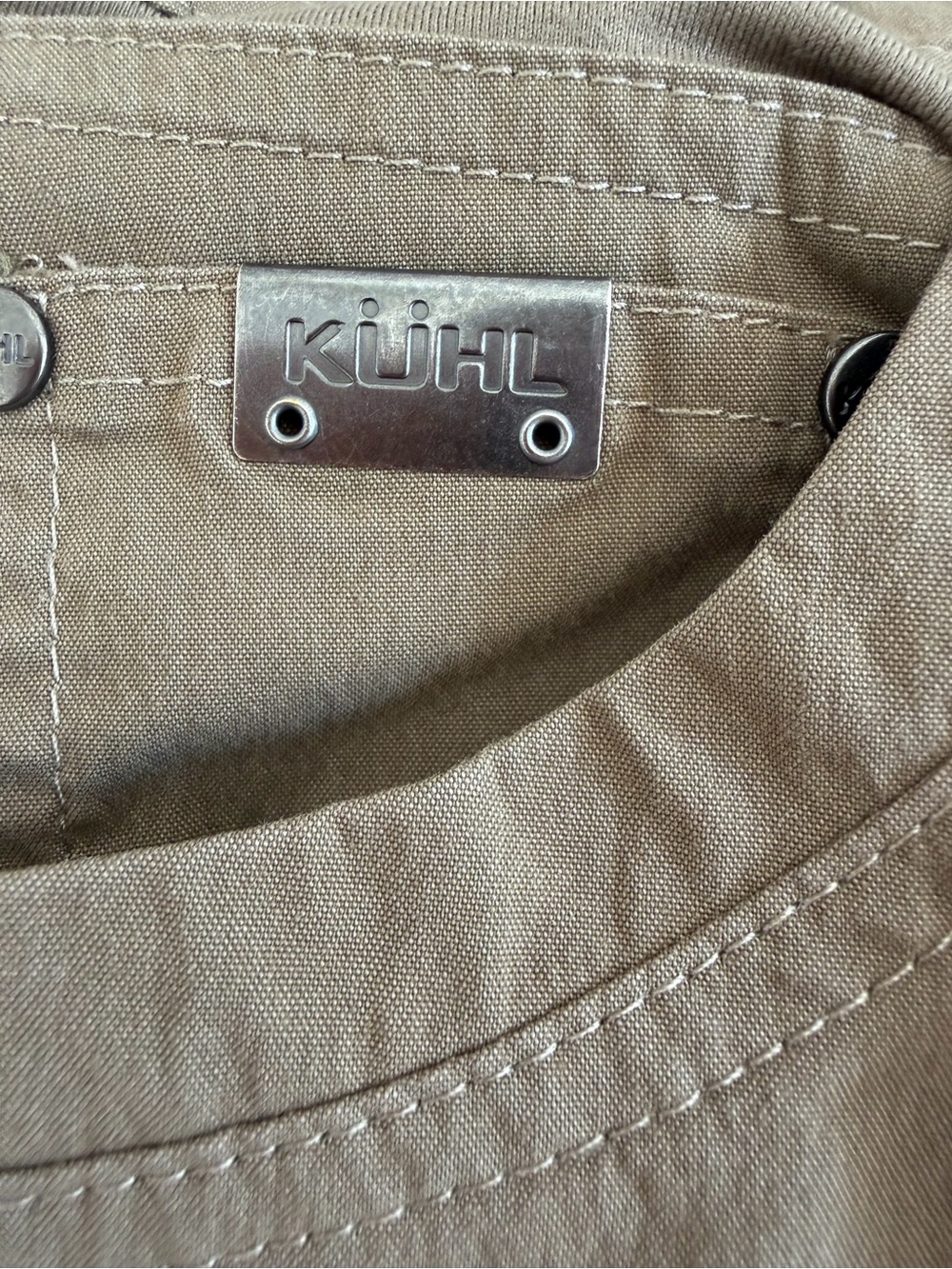KÜHL Radikl Pants Mens 31x30 Dark Khaki Hiking Outdoor Stretch 7 Pocket - Picture 5 of 10